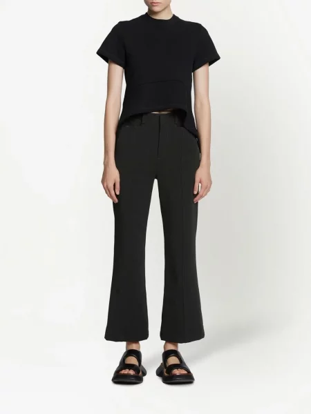 Kelnės Proenza Schouler White Label apkarpytas balta