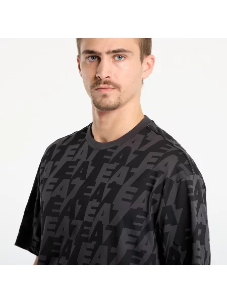 Тениска Emporio Armani с десен сиво
