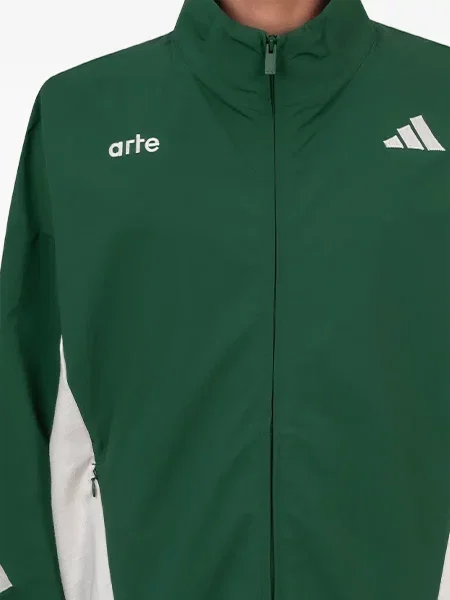 Geacă Arte Antwerp cu imagine alergare verde