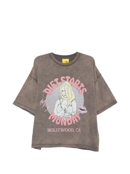 Tricou Diet Starts Monday cu imagine gri