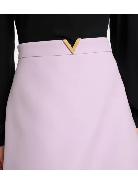 Fustă Valentino de lână violet