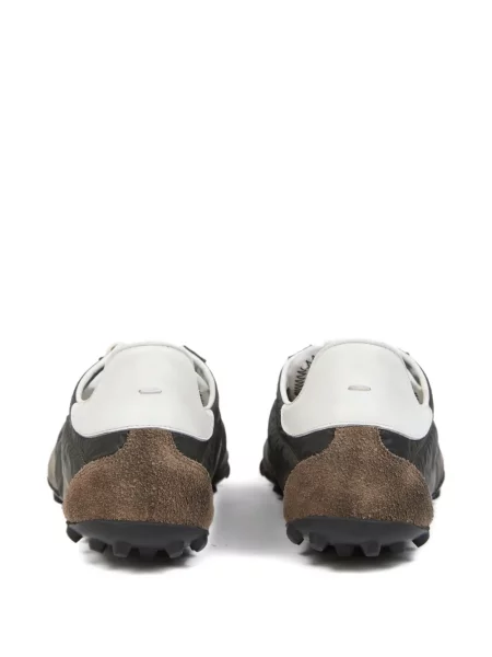 Sneakerși Maison Margiela din piele verde