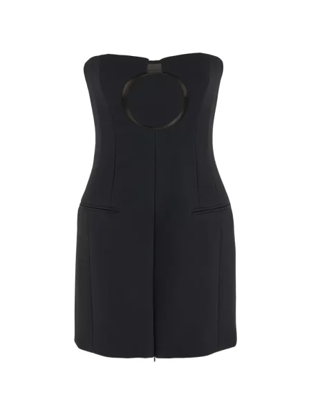 Top Ferragamo fără bretele negru