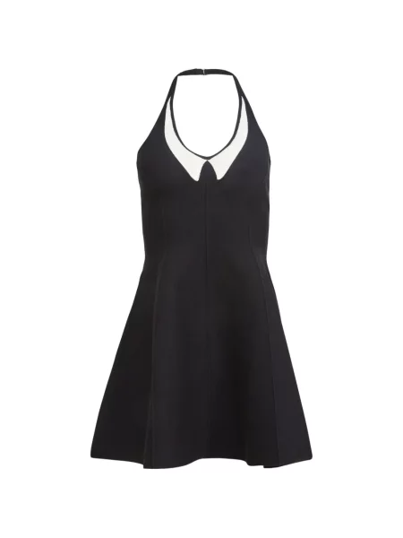 Gulerat rochie mini Fleur Du Mal negru