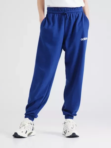 ADIDAS SPORTSWEAR Športové nohavice tmavomodrá biela