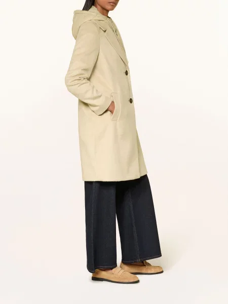 Comma Casual Identity Płaszcz Z Wyjmowaną Podpinką beige beżowy