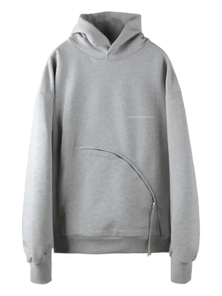 Суичър с качулка Post Archive Faction сиво