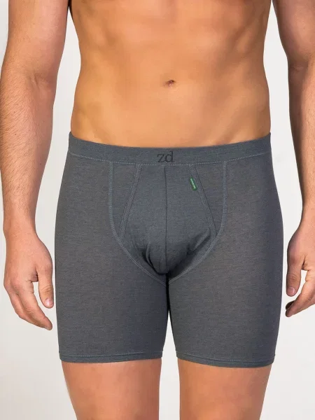 Zd ZERO DEFECTS Boxeri Cyclist Egyptian cotton închis gri