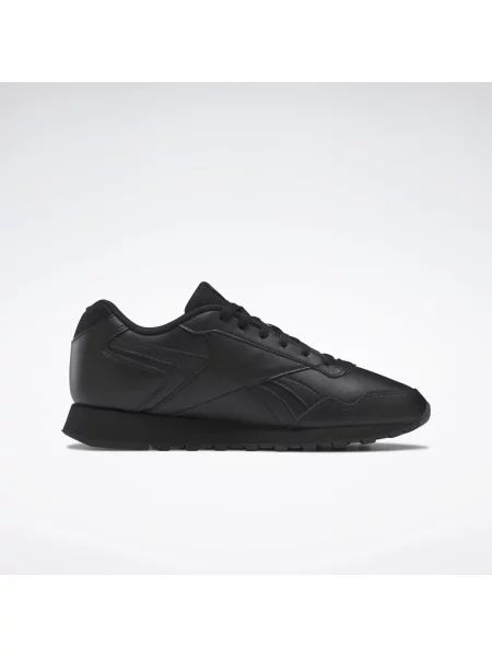 Męskie Skórzane Buty Sportowe Glide czarne