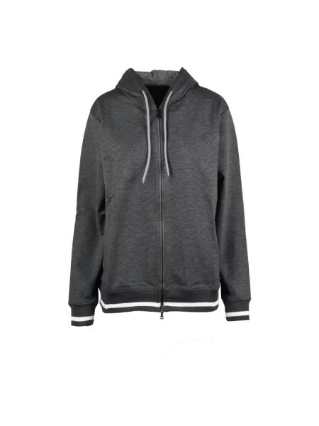 Bluza z kapturem Officina36 z kapturem szara