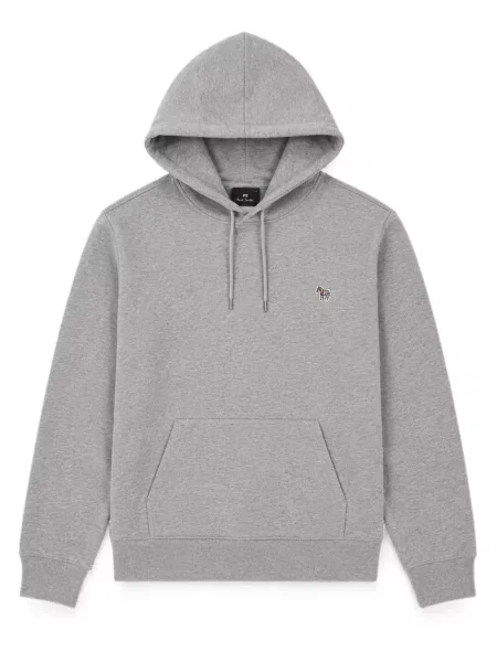 Hanorac cu glugă Ps Paul Smith cu model zebră gri