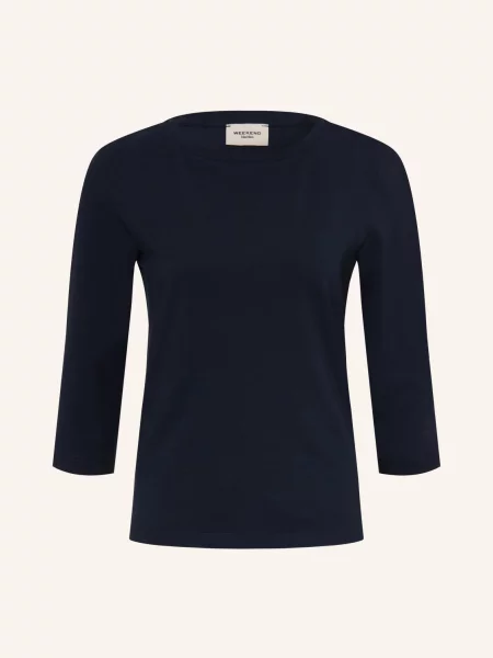 Weekend Max Mara Tričko Multia S Rukávem tmavě modrá