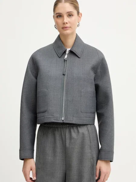 MAX&Co. jachetă din amestec de lână MCODISCHI gri