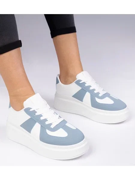 Sneakerși D/ceo cu platformă albastru