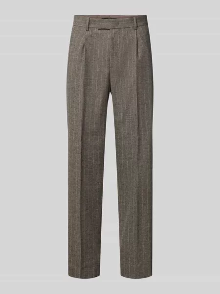 Spodnie o kroju regular fit o szerokości z mieszanki wełny Joop! Collection