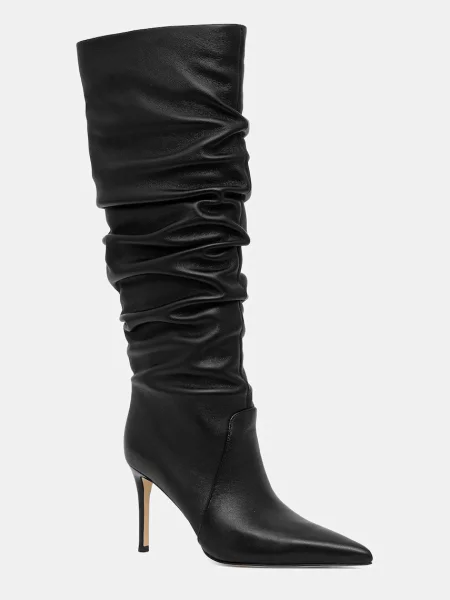MICHAEL Michael Kors ghete de piele Dawn cu cui negru
