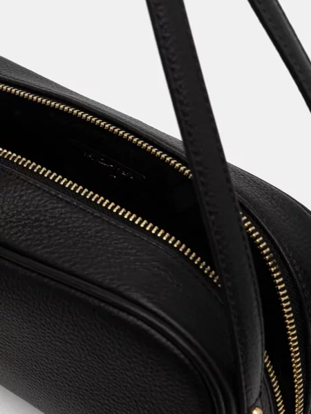 Кожаная сумка-багет Patrizia Pepe