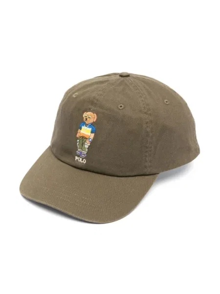 Czapka z daszkiem Polo Ralph Lauren z twillu zielona