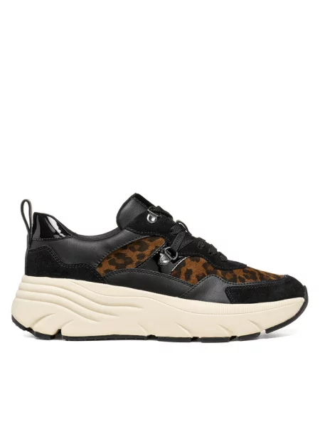 Sneakersy Geox czarne