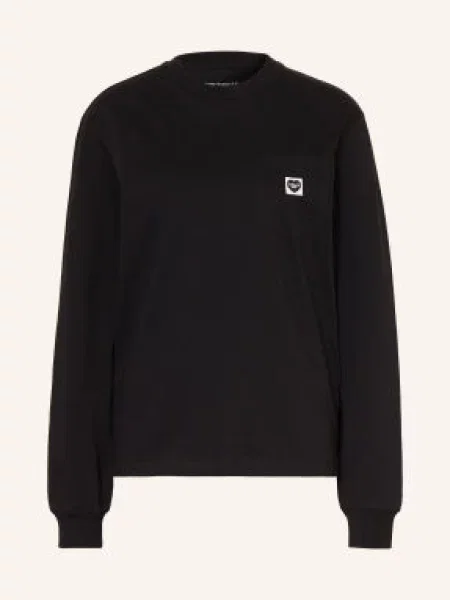 Carhartt Wip Tričko S Dlouhým Rukávem černá