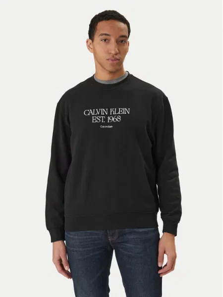 Calvin Klein Jeans Džemperis Nyc Graphic juoda
