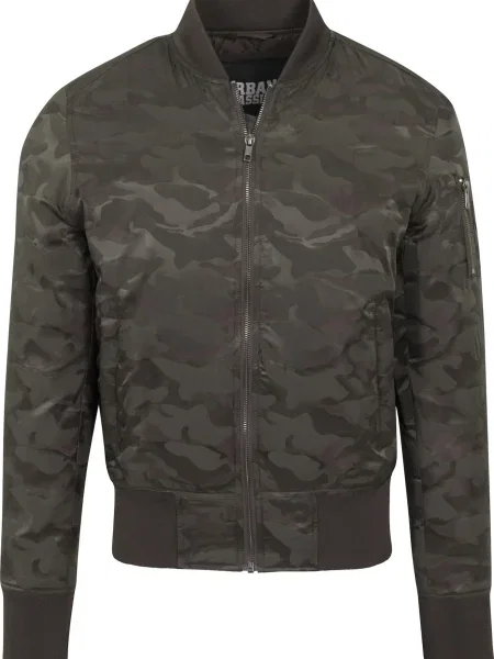 Geacă bomber Urban Classics verde