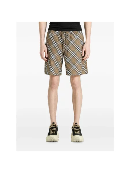 Szorty Burberry casual brązowe