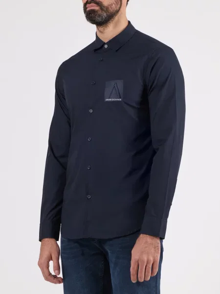 Рубашка Armani Exchange синяя