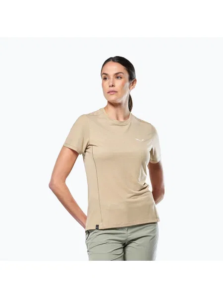 Salewa Puez Dry futóhomok női trekking póló. Méret: bézs