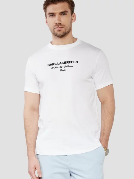 Футболка Karl Lagerfeld білий