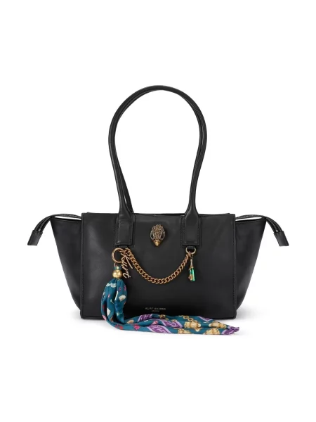 Kurt Geiger London kabelka typu shopper dámska kožená SLOANE čierna