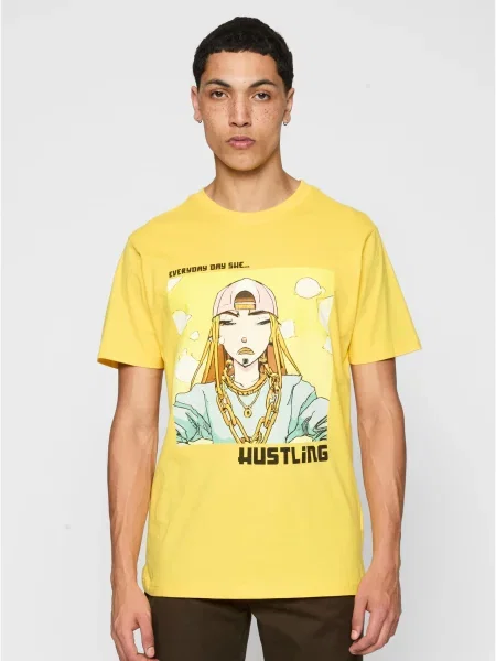 Tricou Mister Tee galben