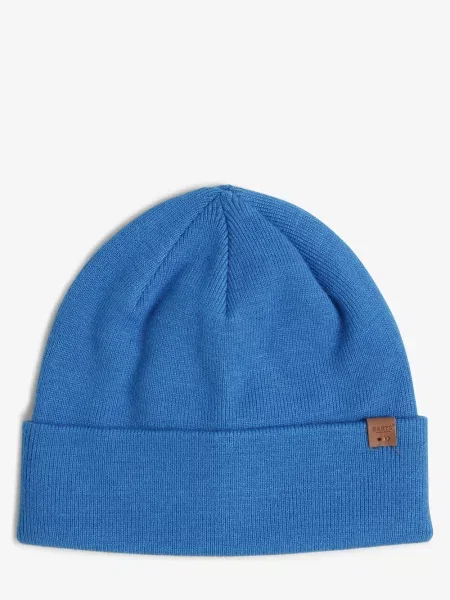 Czapka beanie z mieszanki model ‘WILLES’ Barts niebieska