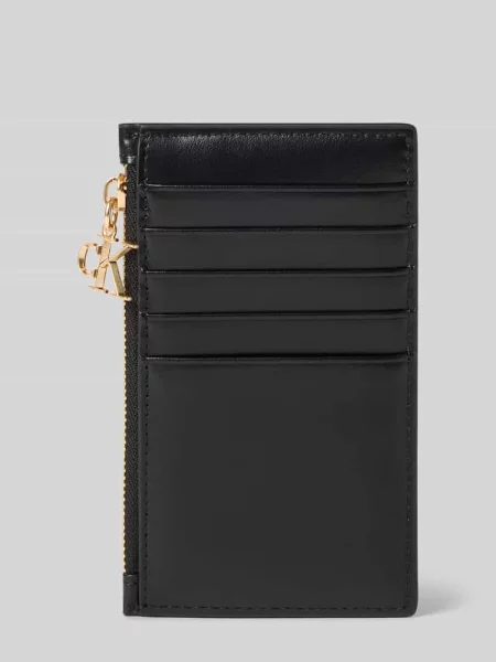 Calvin Klein Etui Na Karty Z Przegródką Na Monety schwarz czarny