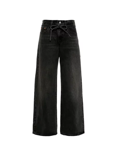 Blugi cu picior larg Levi's® cu talie înaltă albastru