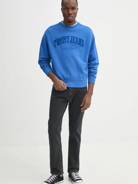 Tommy Jeans μπλούζα μωβ