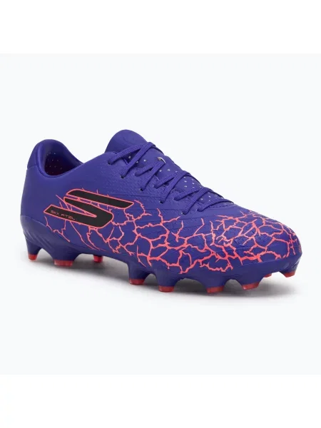 Încălțăminte de fotbal pentru bărbați Skechers SKX Academy Gold FG purple violet
