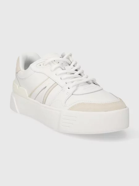 Sneakersy Lacoste skórzane białe