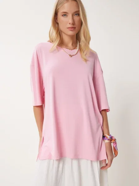 Happiness İstanbul Tricou pal roz