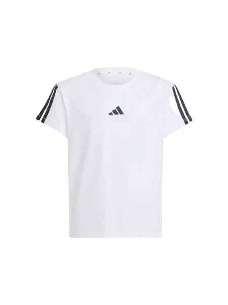 Scurt tricou Adidas cu mâneci scurte alb