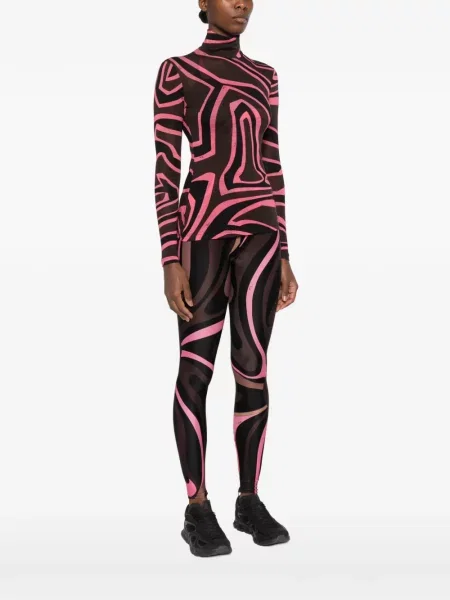 Top Pucci cu imagine negru