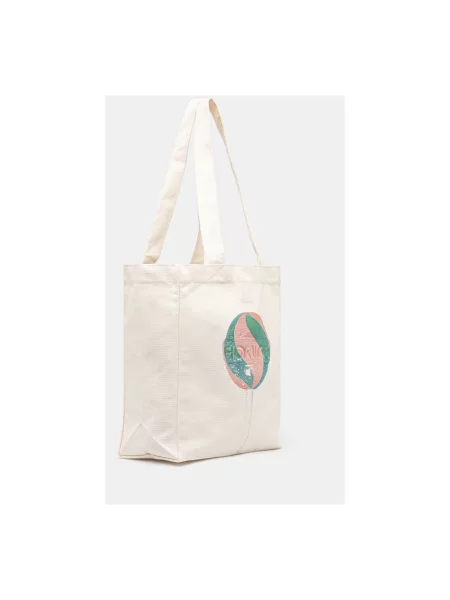 Fiorucci torba Lollipop Print Canvas Tote beżowy