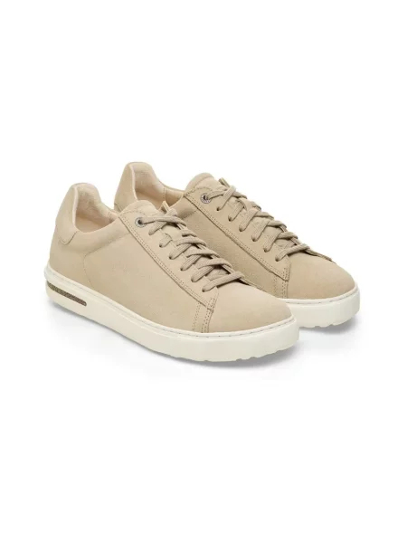 Sneakersy Birkenstock skórzane casual beżowe