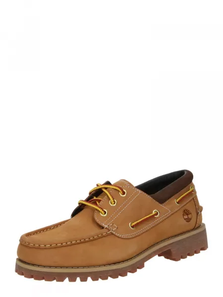 TIMBERLAND Pantofi cu șireturi deschis / închis maro