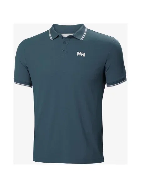 Koszulka Helly Hansen Kos krótki rękaw niebieskozielony S niebieska