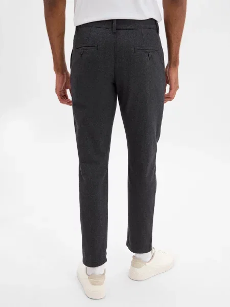 SELECTED Pantaloni eleganți Miles denim negru