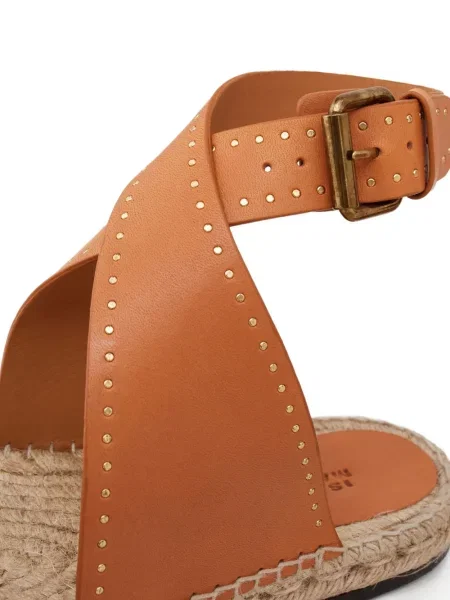 Espadrile Isabel Marant din piele maro