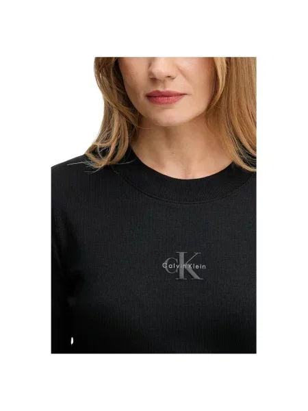 Calvin Klein Jeans Majica tamo siva bijela crna