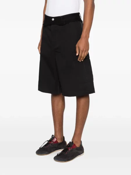 Шорти cargo Mm6 Maison Margiela черно