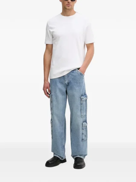 Cămașă de blugi Levi's® cu talie înaltă albastru